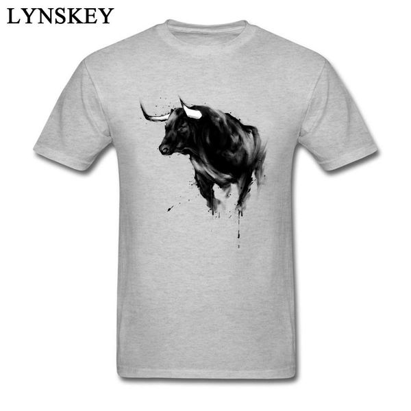 

ccccsportBull Shirt Art Painting Adult Tops T-Shirt Newest Design 100% Cotton Fabric Men Cool Streetwear Plus Size Wholesale, No print price