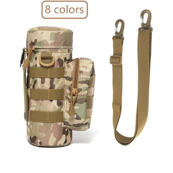 

hydration packs tactical water battle bag hunting hiking camping shoulder molle kettle holder pouch with strap army military camouflage gear