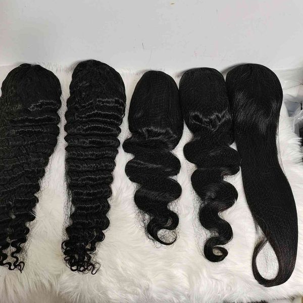 

amara sale deep lace front 12a 5*5 straight body wave 13*6 hd frontal wigs in qingdao stock, Golden;white
