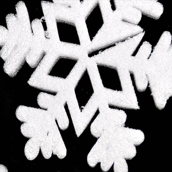 

christmas decorations 20pcs/100pcs snowflake ornaments house decoration wall hanging gift package tree holiday festival party home