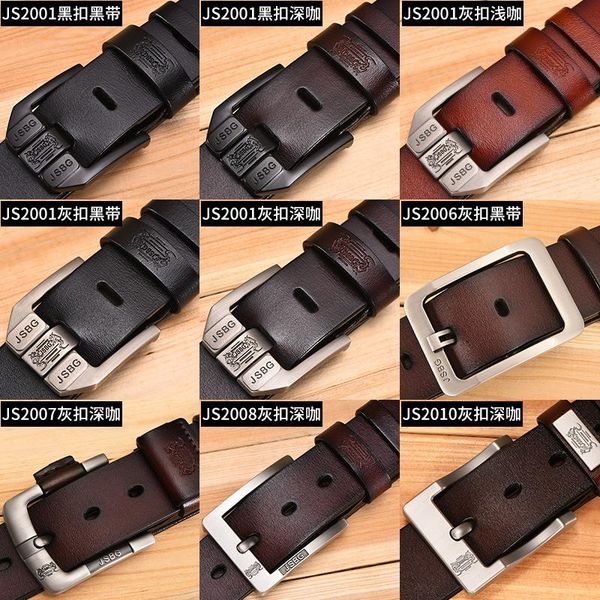 

fashion leather belt men's pin buckle pure young students korean version of the personality hipster belts, Black;brown