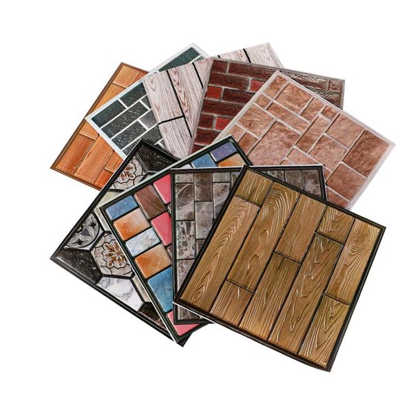 

wall stickers 3d foam marble brick waterproof diy self-adhesive decor background for kids room living decorative wallpaper