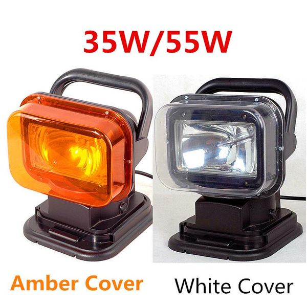 

working light 75w 55w hid remote control search spot work fishing xenon for marine camping hunting boat