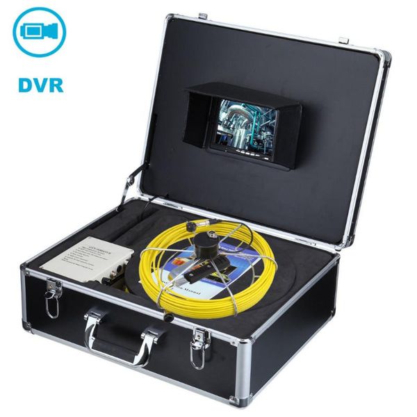 

color sewer pipe video inspection camera system with dvr recorder ip cameras