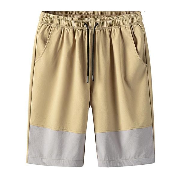 

men's shorts men summer mens beach elastic waist pants casual short male breathable board homme joggers jbem, White;black