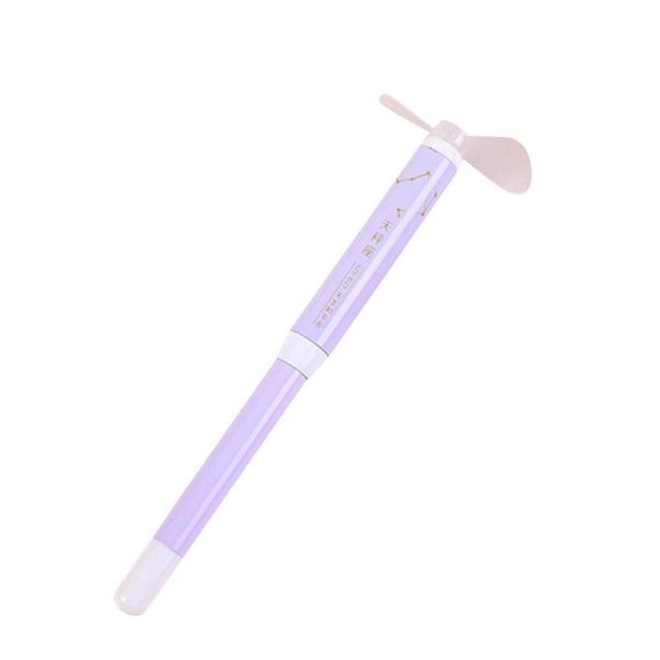 

3pcs/set 2 in 1 mini handheld cooling fan 0.5mm student smooth writing gel pen fountain pens