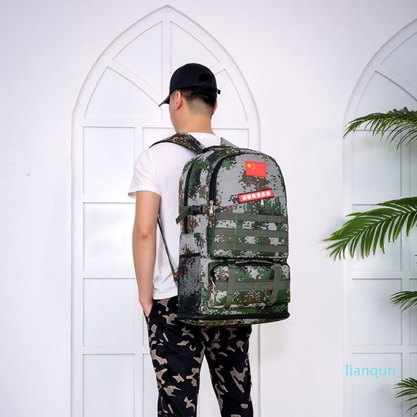 

mountaineering camouflage outdoor bag men's and women's large capacity professional backpack large waterproof travel backpack hiki