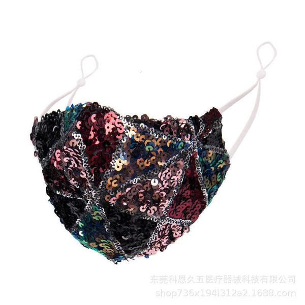 

breathable warm cotton fashion sequin mask party suppli gift