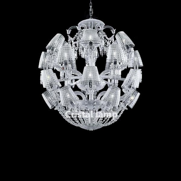 

chandeliers baccarat crystal chandelier ball round le roi soleil