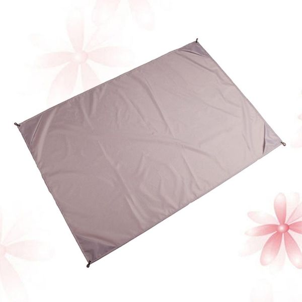 

foldable picnic mat lightweight ground pad waterproof cushion multi-functional for travel outdoor (light grey, 1.4 x 1m) pads