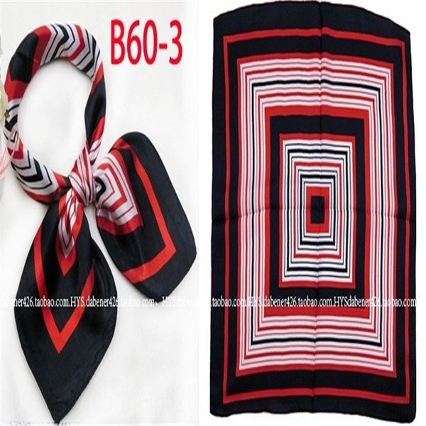

dpbj professional ties bank stewardess l work uniform simulation variety gift small square work clothes silk 60 silk scarf cravat small, Black;gray