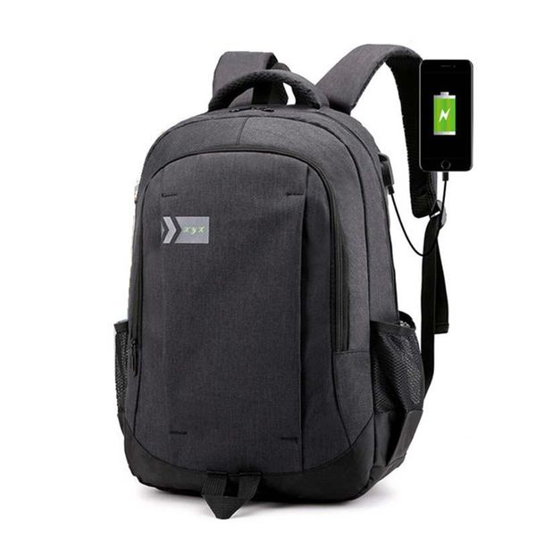 

backpack fashion man lapusb charging computer backpacks casual large capacity male business travel bag