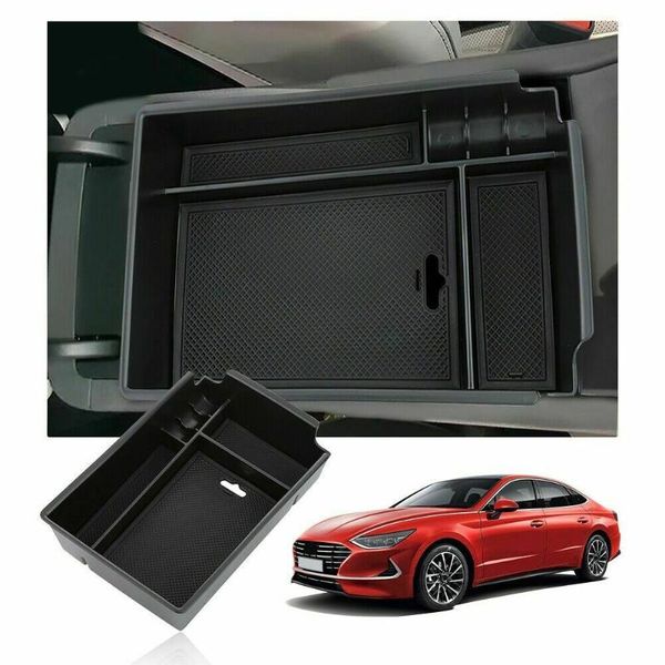 

car organizer 1 pcs storage box armrest for sonata 2021 tray