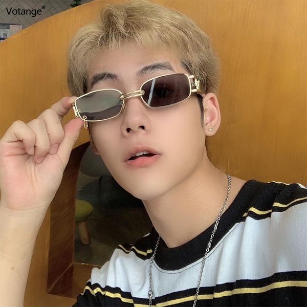 

sunglasses 2021 fashion women vintage brand designer retro eyewear rectangle sun glasses oculos lunette de soleil e139, White;black