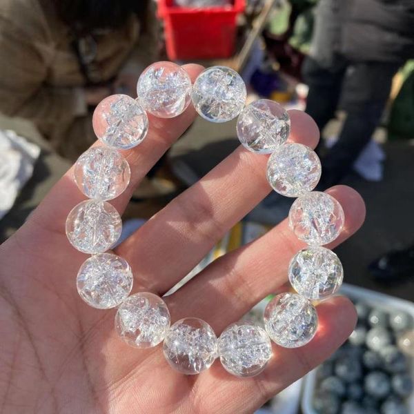 

decorative objects & figurines wholasale natural clear quartz bracelet crystal for present or collection