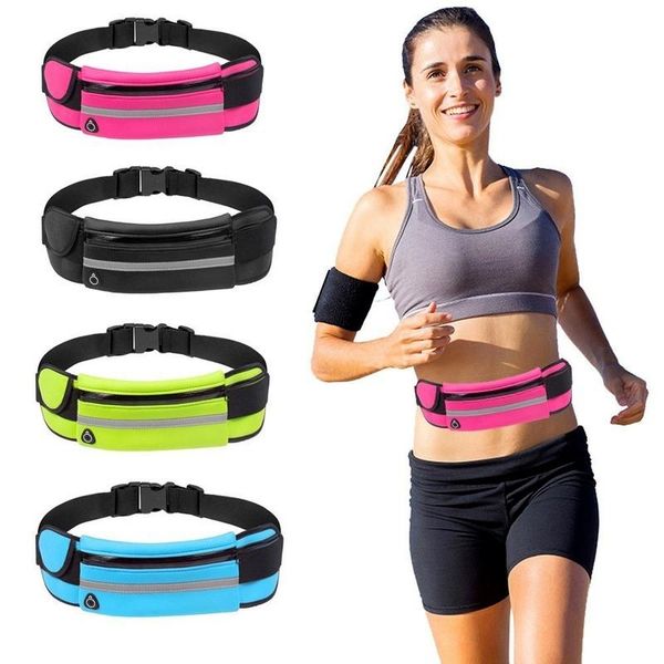 

waist bags sports bag men running belt women bum waterproof fanny pack wallet pouch portable phone holder gym