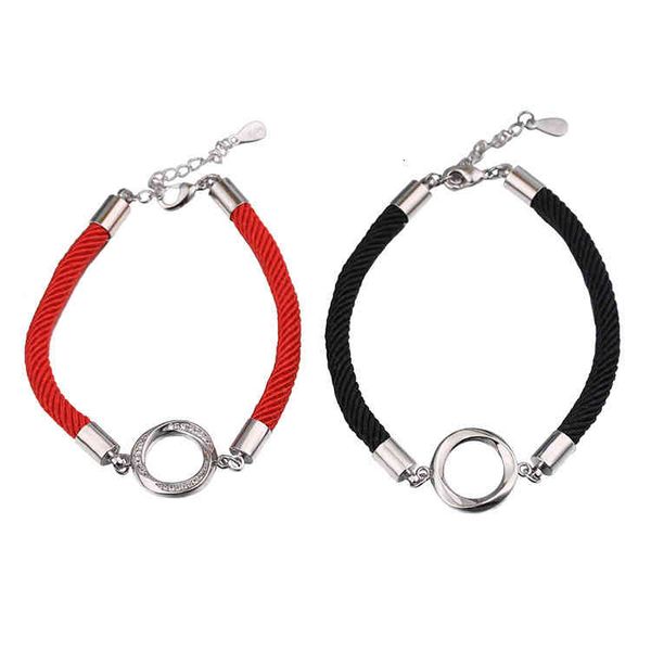 

chinese style products love this life simple bracelet couple a pair of letterable trend gifts red rope korean fashion design