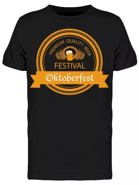

oktoberfest german festival men's tee -image by shutterstock, White;black