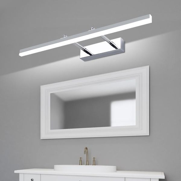 

wall lamp led light bathroom mirror warm white /white washroom fixtures acrylic 9w 40cm makeup mj708