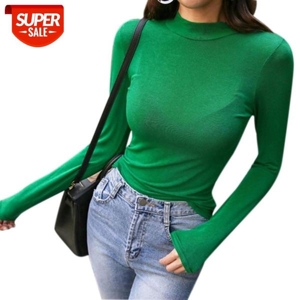 

aossviao thin t-shirt see through slim plain t shirt women cotton elastic basic t-shirts female korean style #pw5e, White