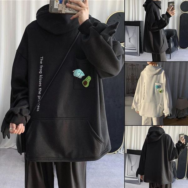 

women novelty frog hoodie cute animal shape zip up hooded sweatshirt women's hoodies & sweatshirts, Black