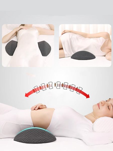 

pillow sleeping support pregnant women body lumbar pillows breathable memory cotton physiotherapy waist bedding