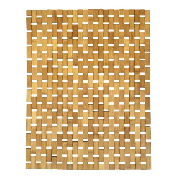 

bath mats 1pc bamboo entrance floor pad non-skid indoor bathroom entryway mat