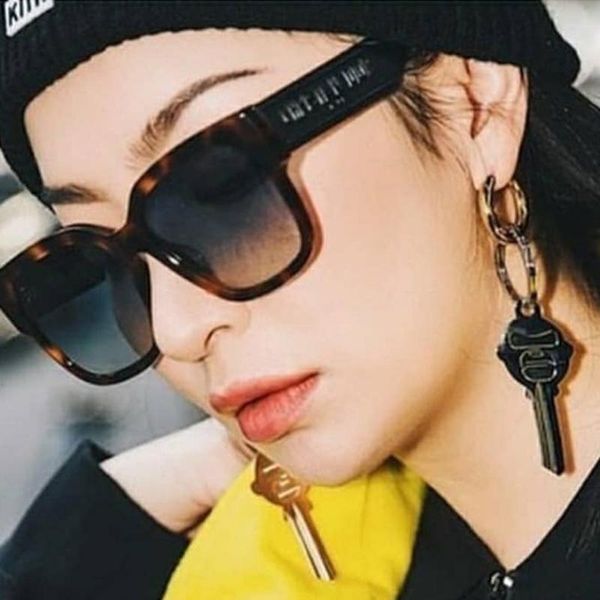 

black fashion celebrity oversized sunglasses women square brand designer shades uv400 vintage glasses men, White;black
