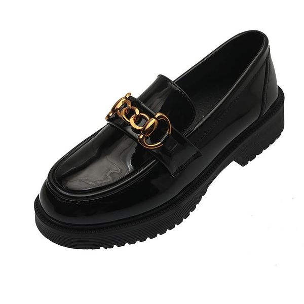 

dress shoes black platform women's loafers pumps genuine leather footwear designer heels woman sneakers party ladies