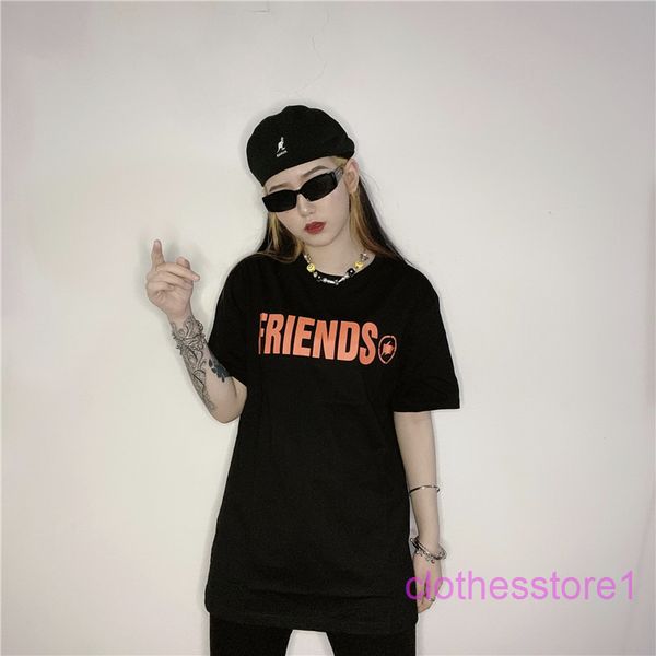 

fashion brand ins t shirt v and lone life friends fujiwara lightning parking lot back big beauty fashion short sleeve men's t-sh, White;black