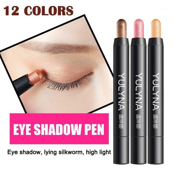 

ladies glitter eyeshadow pen highlighter shimmer eye shadow cosmetics ey6691