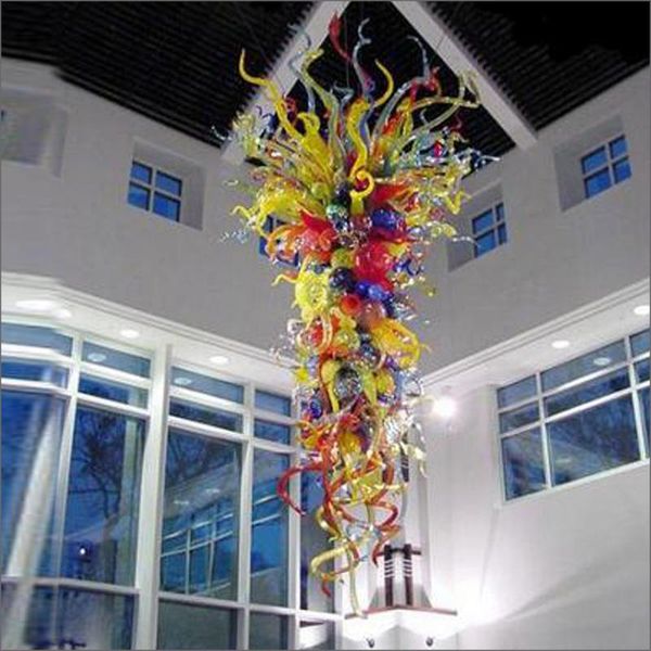 

chandeliers simple designed blown glass led chandelier multicolor hand pendant