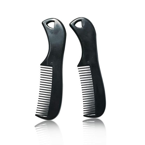 

hair brushes men 's beard comb plastic mini hairdressing styling tools, Silver