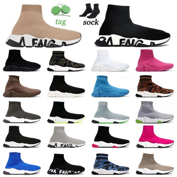 

wholesale sock casual shoes 1.0 runner mens womens classic original socks boots platform designer sneakers trainers outdoor sports walking j, Black