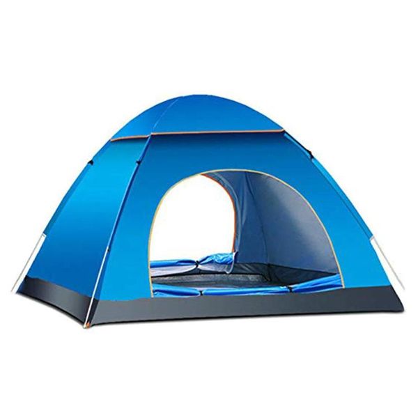 

double outdoor waterproof tent 3-4 people automatic speed open backpack hiking beach portable shelter good quality tents and shelters