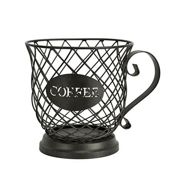 

european style simple fashion coffee pod holder organizer fruit storage basket for shop bar counter cabinet baskets