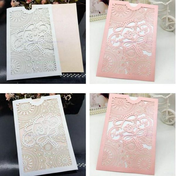 

greeting cards invitation card paper romantic birthday party10pcs/pack delicate carved heart pattern decoration wedding supplies 7zsh199