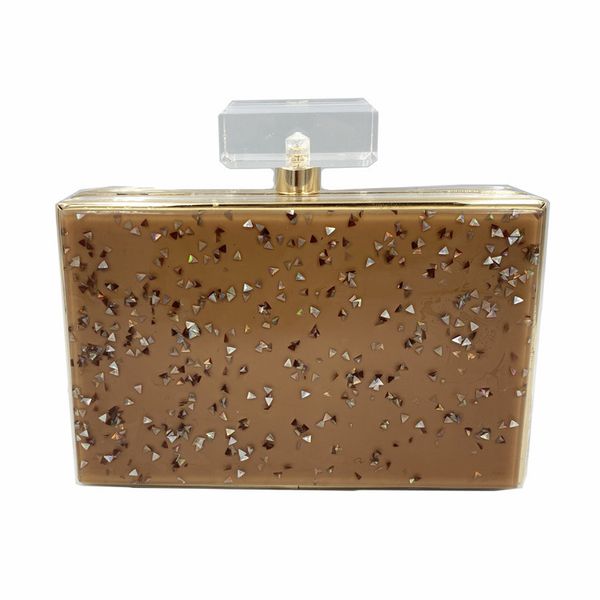 

dinner bags lady handbag acrylic package, xiaofang water bottle, dinner pure color small square single shoulder, skew chain, ladies' ba