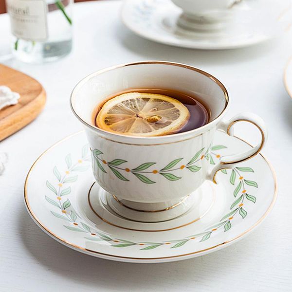 

cups & saucers modern ceramic coffee cup simple luxury porcelain afternoon tea teacup set home office mugs sets