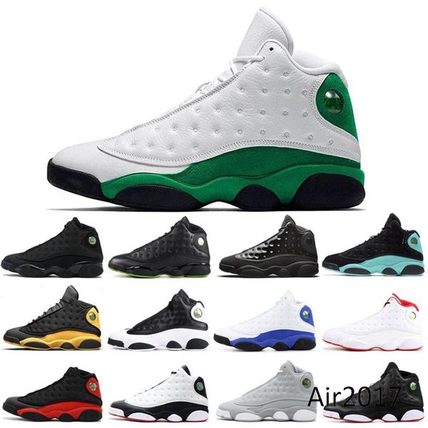 

jumpman 13s basketball shoes for men women 13 12s hyper royal court purple aurora green lakers rivals mens trainers sports sneakers, Black