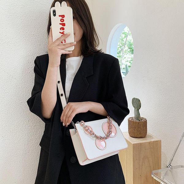 

cross body women bag shoulder messenger female pu leather handbags ladies chain small square sac