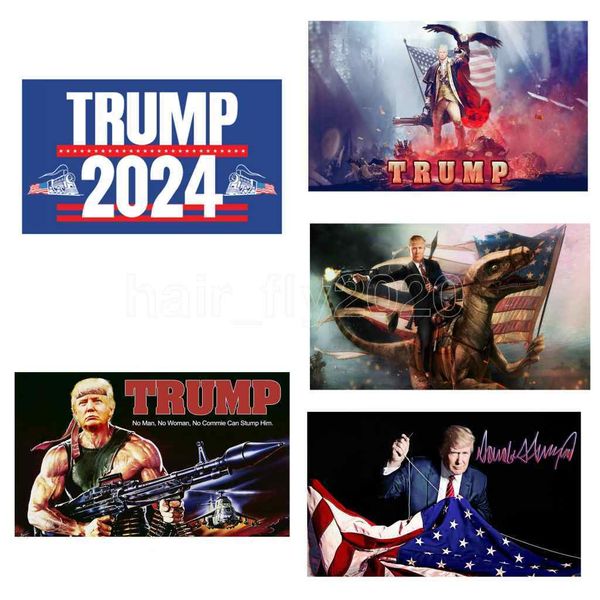 

2024 trump train flag 90*150cm trump flags us presidential election trump banner flags 2024 3*5ft