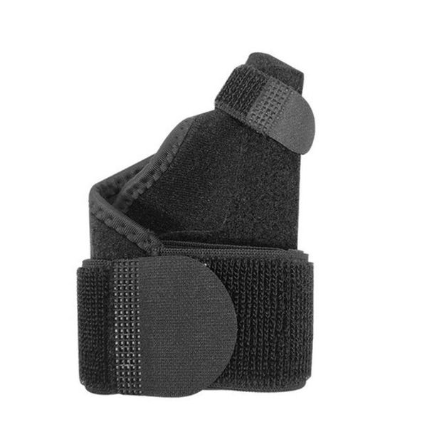 

wrist support reversible thumb and stabilizer splint for trigger finger pain relief tendonitis sprained carpal tunnel, Black;red