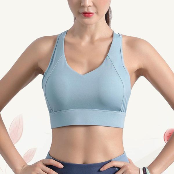 

running jerseys pc sports vest shockproof gather underwear yoga suit adjustable wear fitness beautiful for ladies girls (size, Black;blue