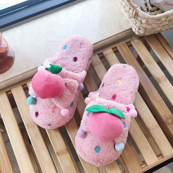 

slippers winter women house female cartoon lovely soft home cotton shoes lady comfortable indoors bedroom shoe women's footwear, Black