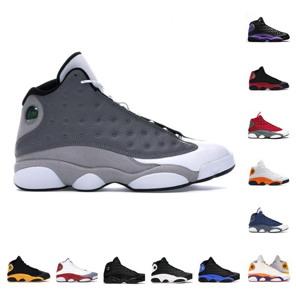 

latest 13 men women basketball shoes gym red flint grey starfish white lucky green 13s sneakers chicago he got game atmosphere grey playgrou