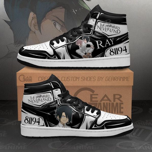 

ray the promised neverland sneakers custom anime sho