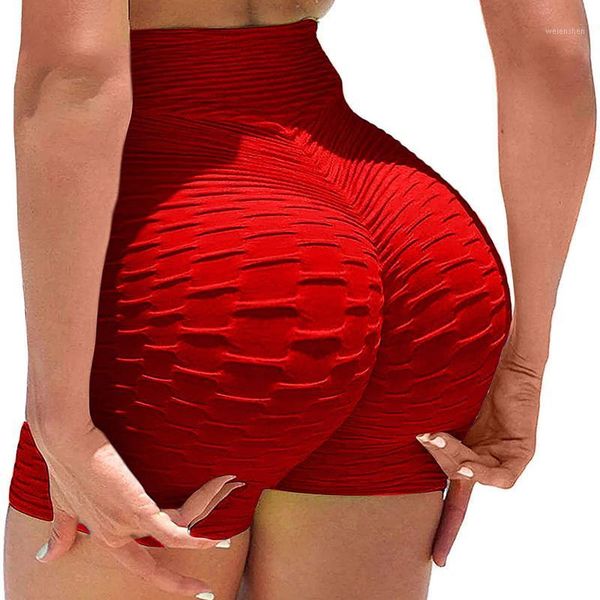 

yoga outfit 40# wrinkled leggings high waist 2pc women shorts bulifting short anti-cellulite fitness seamlessÂ leggings