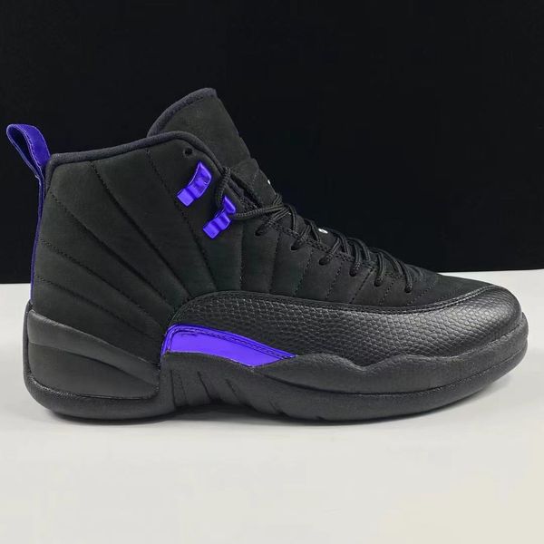 

authentic jumpman 12 basketball designer shoes 12s black dark concord outdoor sports luxurys designers sneakers size 7-13 ship with box