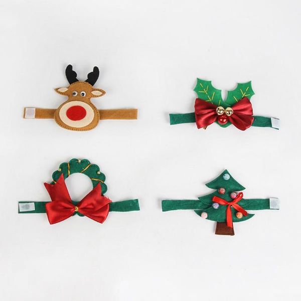 

napkin rings 6pcs christmas eco-friendly wear resistant fabric exquisite holder adornments for home